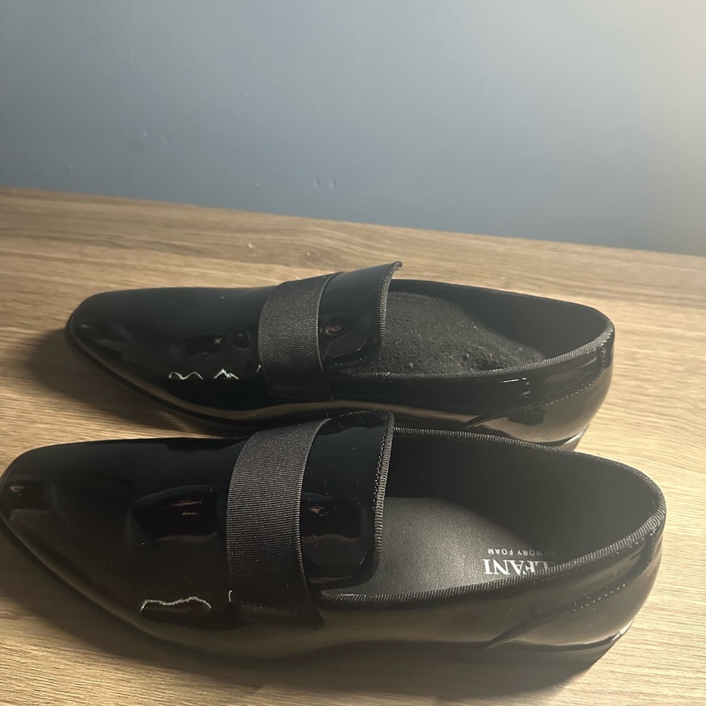 Alfani Men's Haydan Patent Slip-On Loafers - Size 10